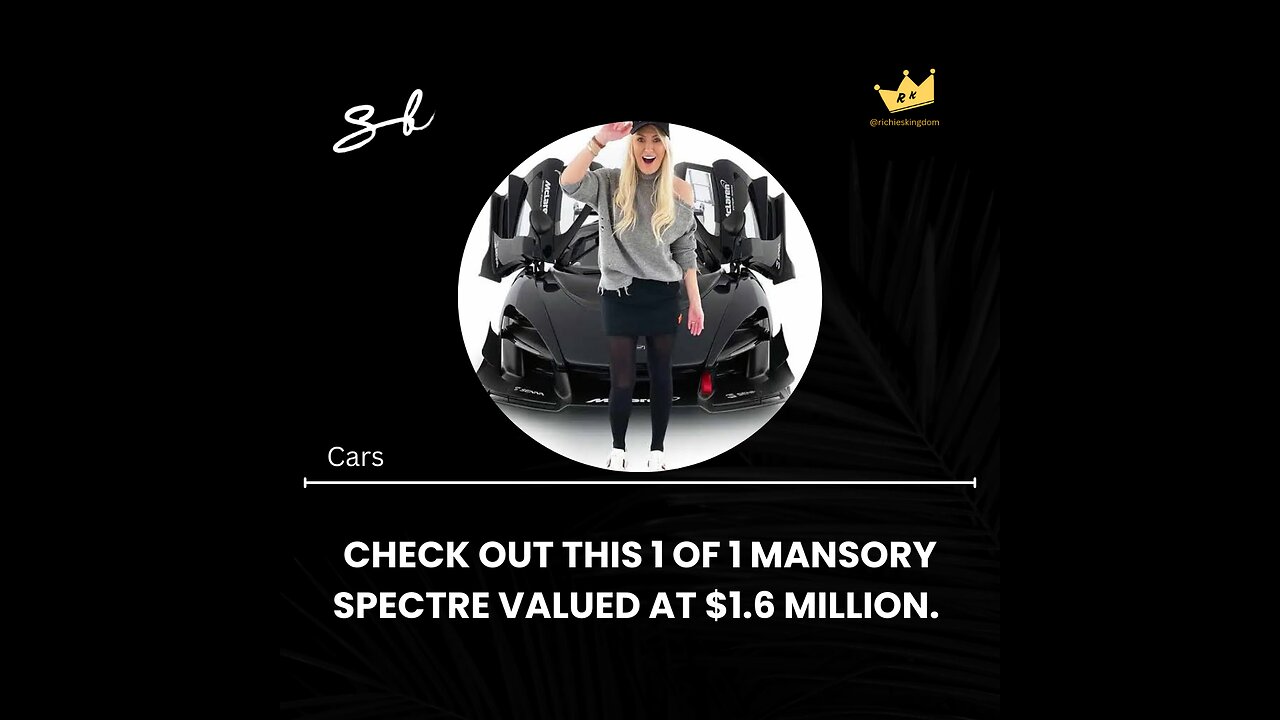 1 of 1 MANSORY SPECTRE VALUED AT $1.6 MILLION