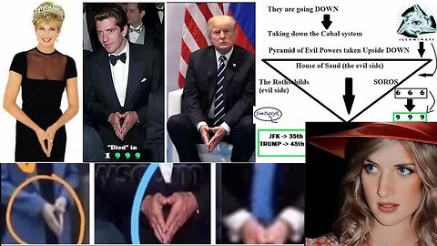 ESTO te volara la cabeza. Q 17 999 piramide invertida. Kennedy Trump Diana