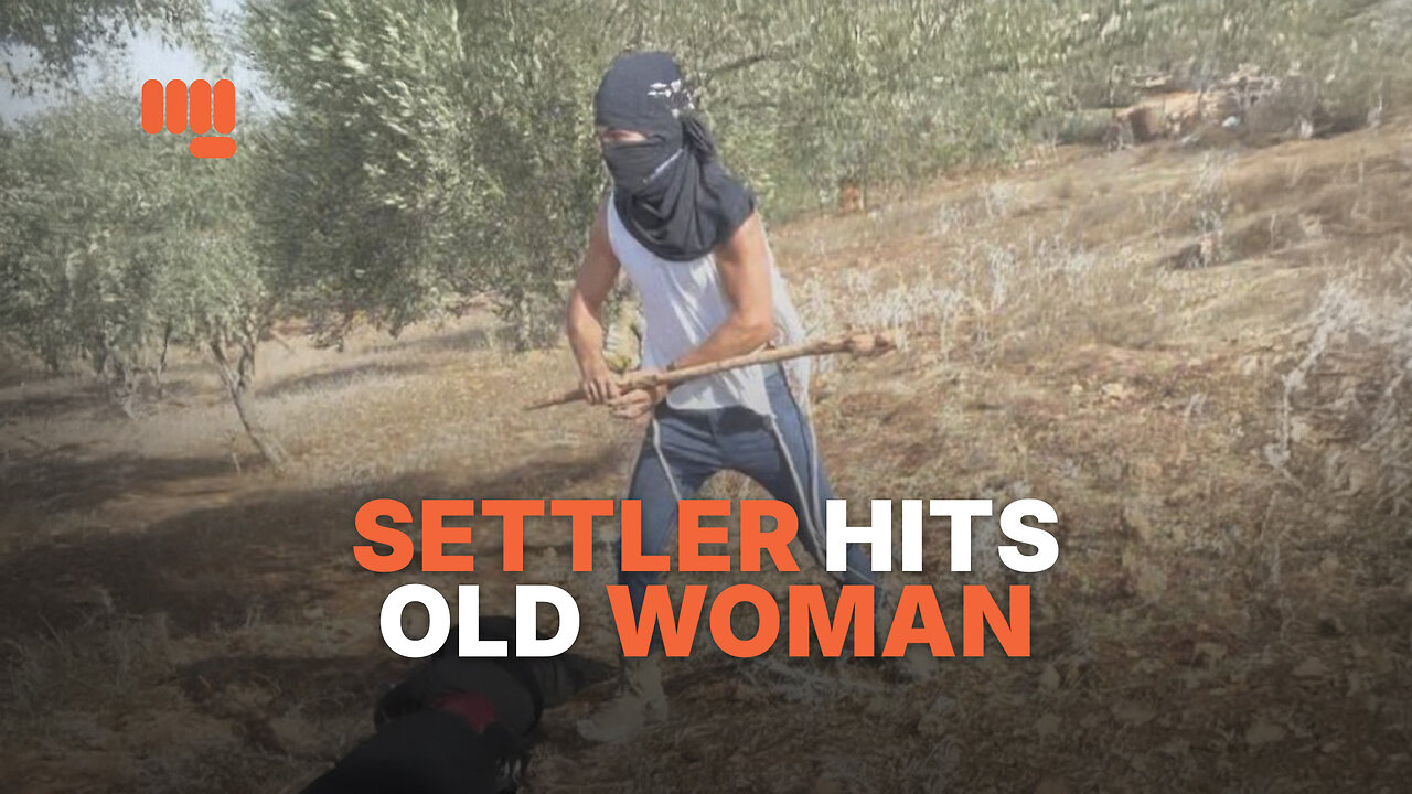SETTLER HITS OLD WOMAN