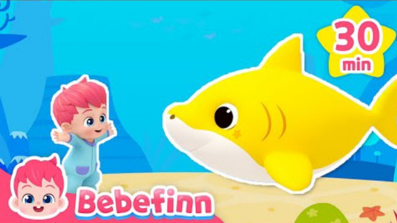 Baby Shark Doo Doo Doo with Bebefinn | Kids Song Compilation | Bebefinn Nursery Rhymes