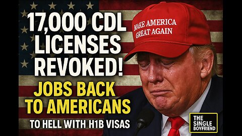 California Just Freed Up 17,000 Jobs for AMERICANS! 🚛 ‘Immigrant CDLs REVOKED’ Shocks the Nation!