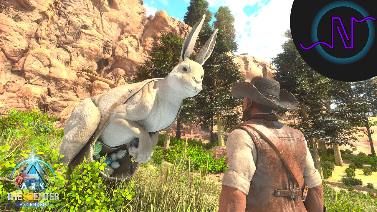 Hunting Down the Easter Bunny! Procoptodon Taming! - ARK: Survival Ascended The Center LE131