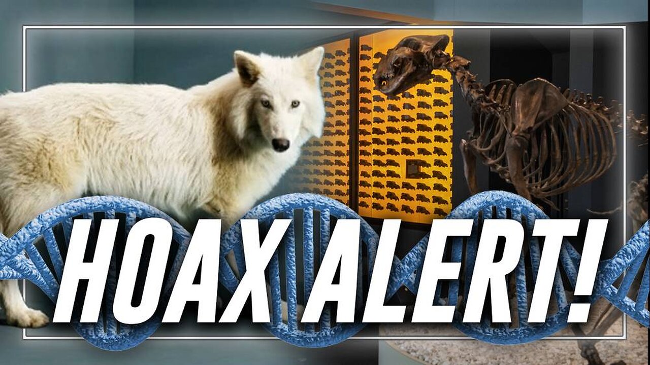 HOAX ALERT! The Dire Wolf Species Has NOT Been Resurrected From Extinction!