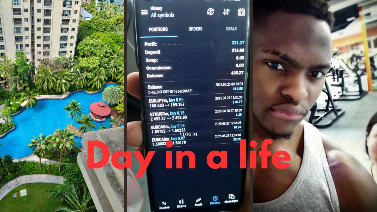 Day in the Life: Nigerian Trader Flips $200 in a week | Ep 1