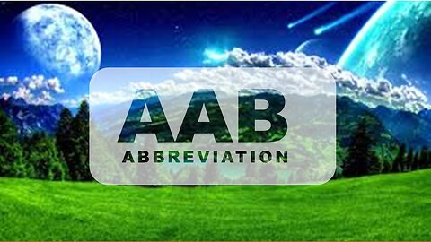 AAB 001 ABBREVIATION (FULL FORM / SHORT FORM)