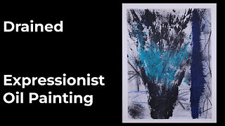 Watch This Peaceful Abstract Painting Come Alive | Calming Studio Vibes
