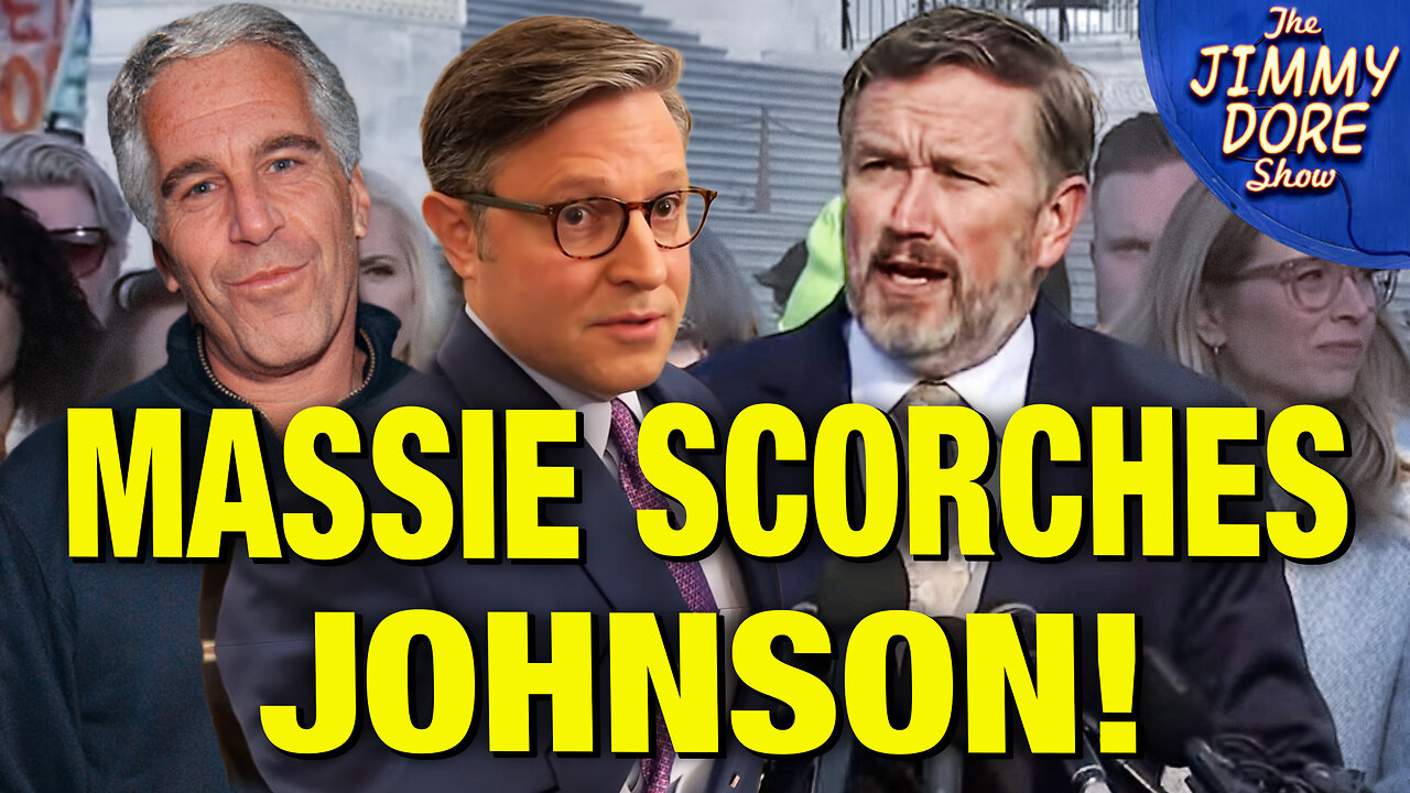 Massie Accuses Speaker Johnson Of MASSIVE Epstein Coverup!