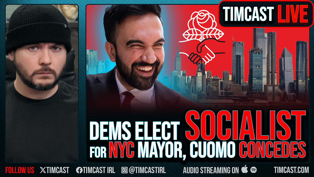 Democrats Elect Socialist Zohran Mamdani For Mayor, Cuomo CONCEDES