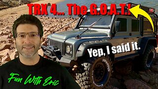 Traxxas TRX4 Defender Trailing and Climbing! The G.O.A.T.!