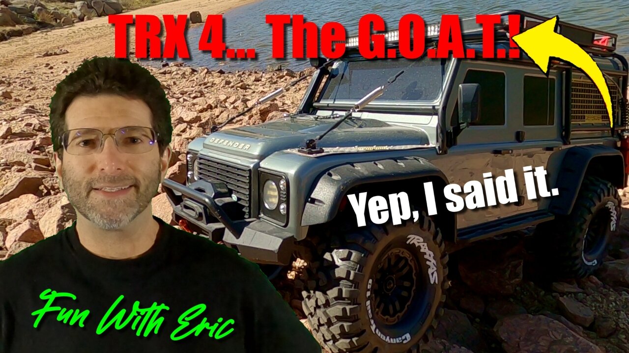 Traxxas TRX4 Defender Trailing and Climbing! The G.O.A.T.!