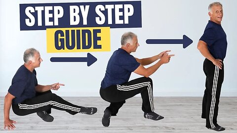 Seniors: Best Way to Get On & Off the Floor (Beginner to Advanced Methods)