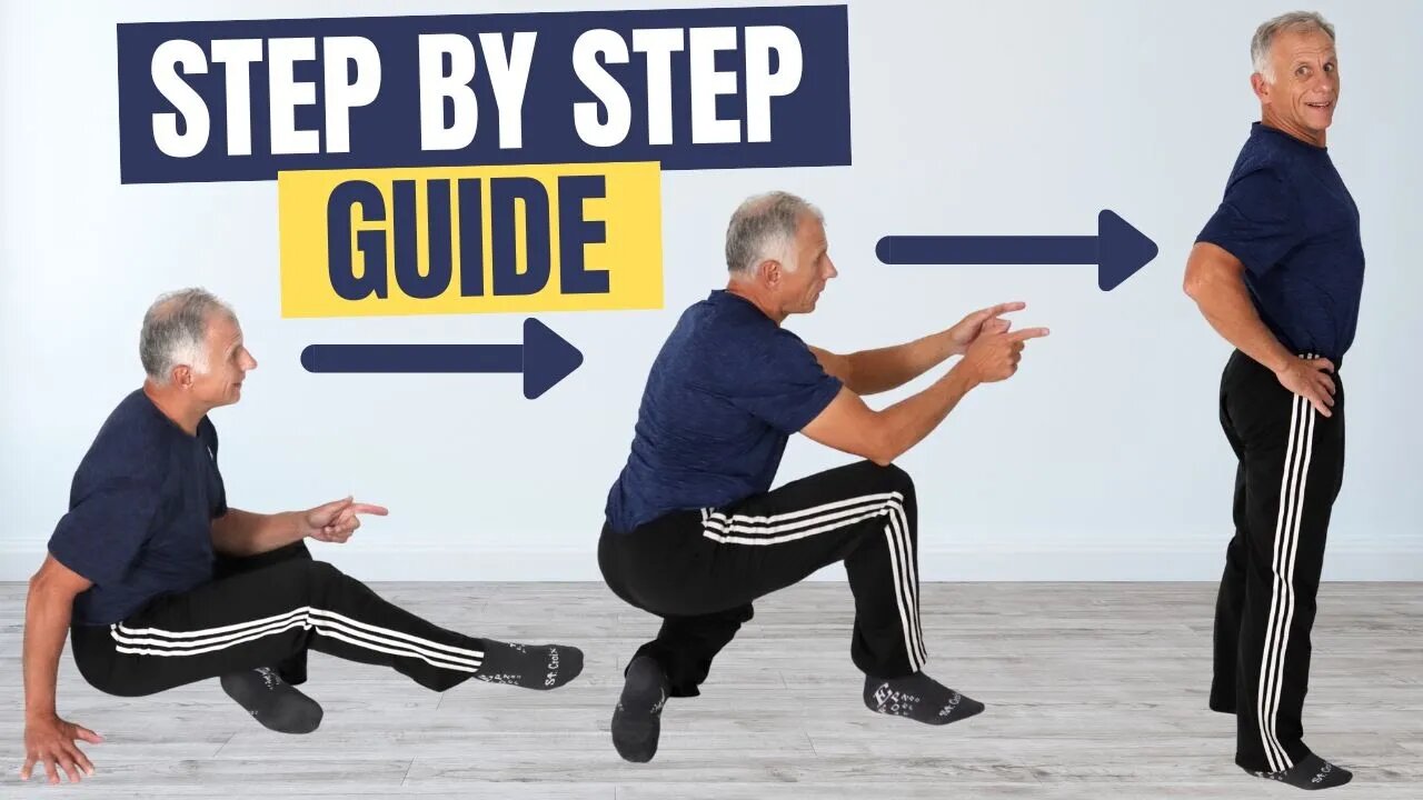 Seniors: Best Way to Get On & Off the Floor (Beginner to Advanced Methods)