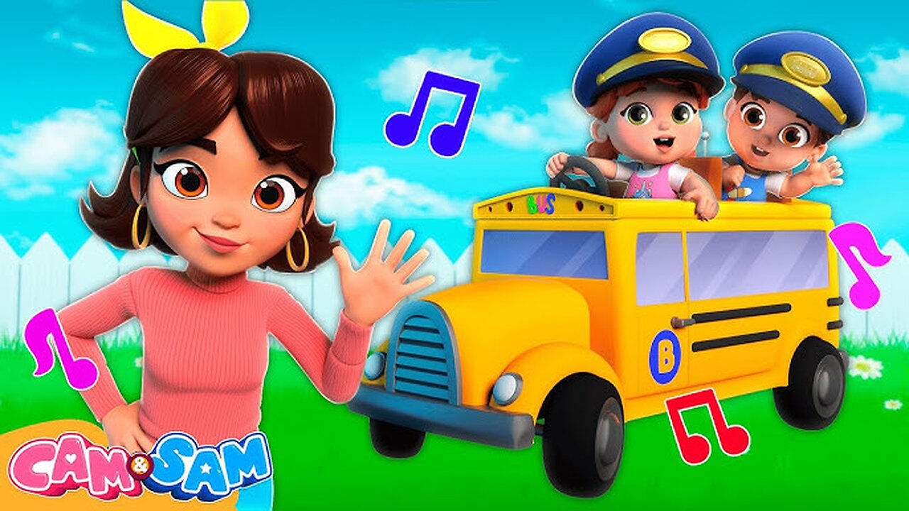 Cam And Sam - Wheels On The Bus Dance Version