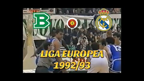 "Benetton de Treviso vs Real Madrid" Liga Europea 1992/93 (05 de Noviembre, 1992) en italiano