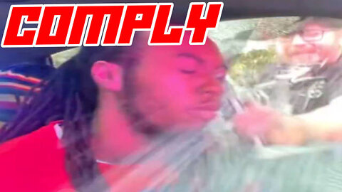 Idiot Gets Punched in The Face For Not Complying at Traffic Stop