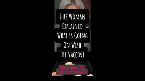 This Woman Explained On Vaxxs 😱