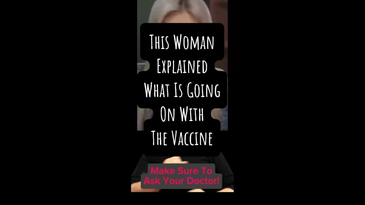 This Woman Explained On Vaxxs 😱
