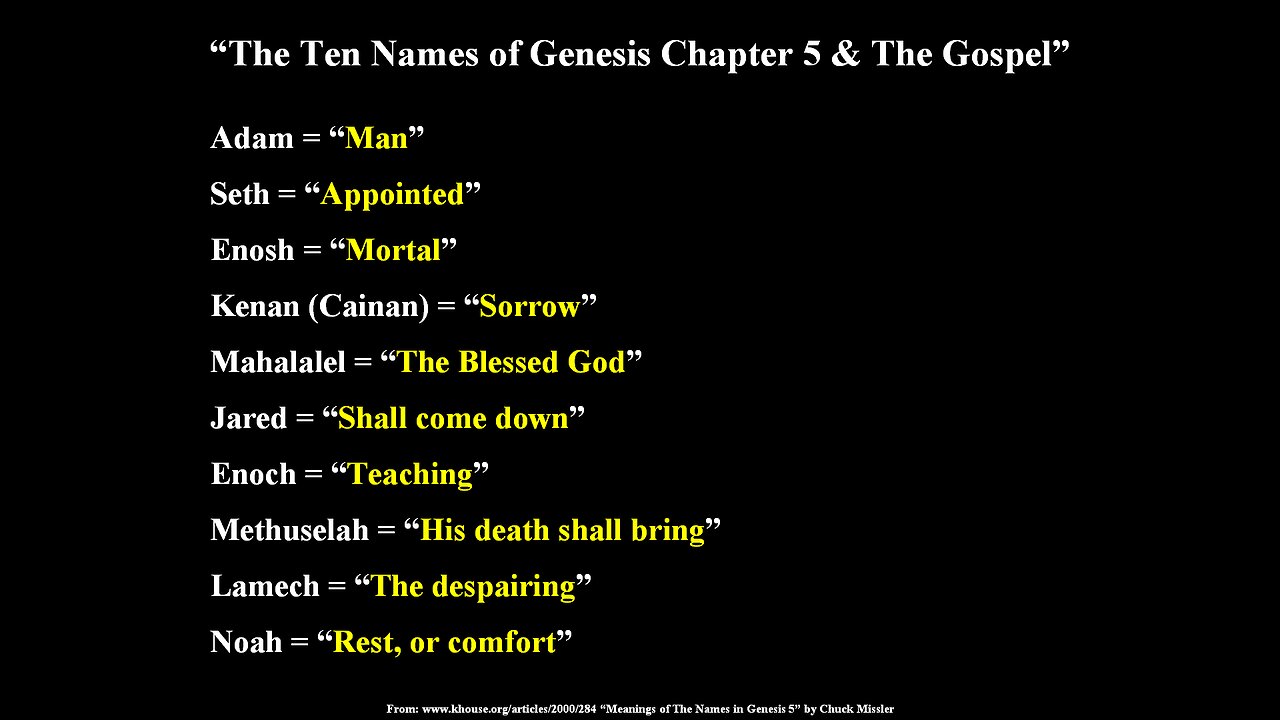 "When he dies it shall come"