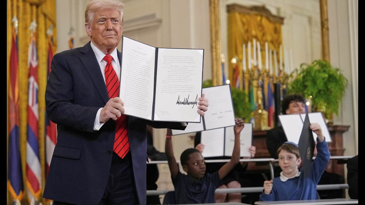 President Trump Signs Order Cracking Down on Straw Donors