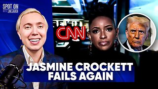 Jasmine Crockett Takes Aim At President Trump's IQ and Gets Fact Checked By CNN Over Rogue Comment