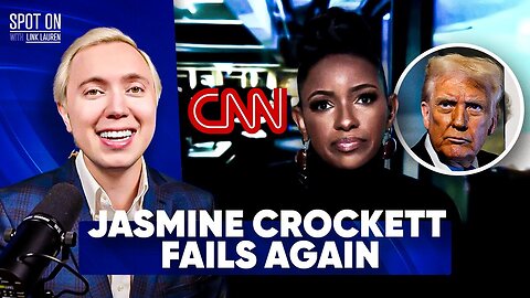 Jasmine Crockett Takes Aim At President Trump's IQ and Gets Fact Checked By CNN Over Rogue Comment