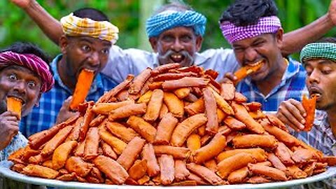 BANANA BAJJI | Banana Fry | Valakkai Bajji Recipe Cooking in Village | Tasty Plantain Evening Snack