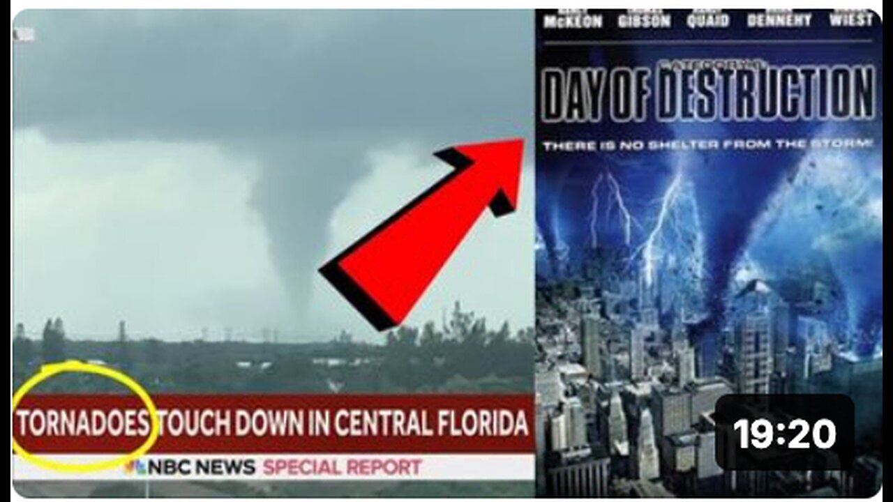 "Category 6 Destruction: Merging of Tornadoes and Hurricane Creates Megastorm in Scripted Reality"