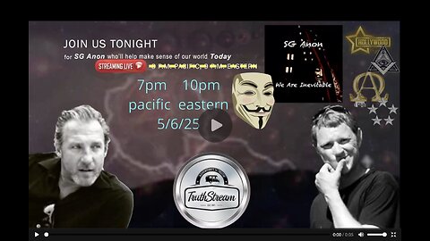 SG Anon live 5/6 7pm pacific 10pm eastern #430