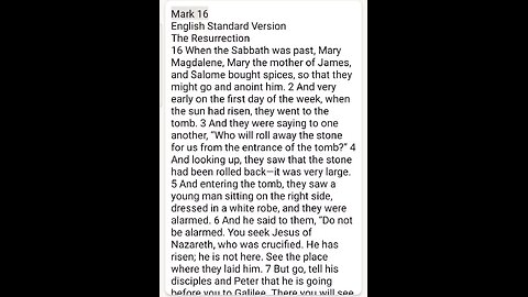 Mark Chapter 16 ESV