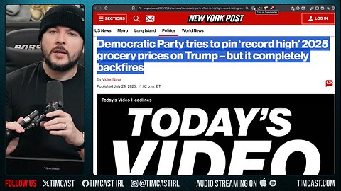 Democrat Inflation Graph BACKFIRES, Accidentally ROASTS Biden Admin Over Skyrocketing Prices