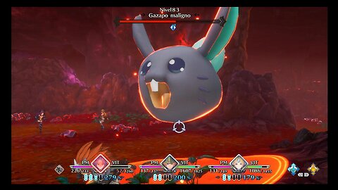 Trials of Mana vs Gazapo maligno gameplay
