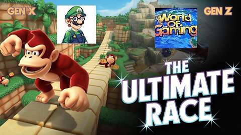 THE ULTIMATE DONKEY KONG COUNTRY RACE. GEN X VS GEN Z