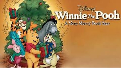 Winnie the Pooh very merry christmas