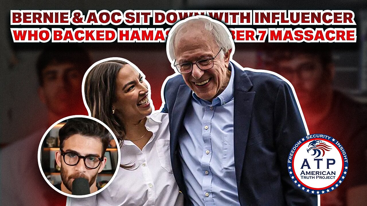 BERNIE & AOC SIT DOWN WITH INFLUENCER WHO BACKED HAMAS, OCTOBER 7 MASSACRE
