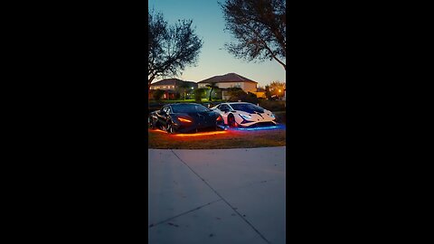 Lamborghini car shots video