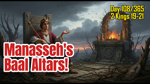 Day 108/365 - God Adds Hezekiah 15yrs | Judah's Idol Worship After God's Deliverance #bible #2kings