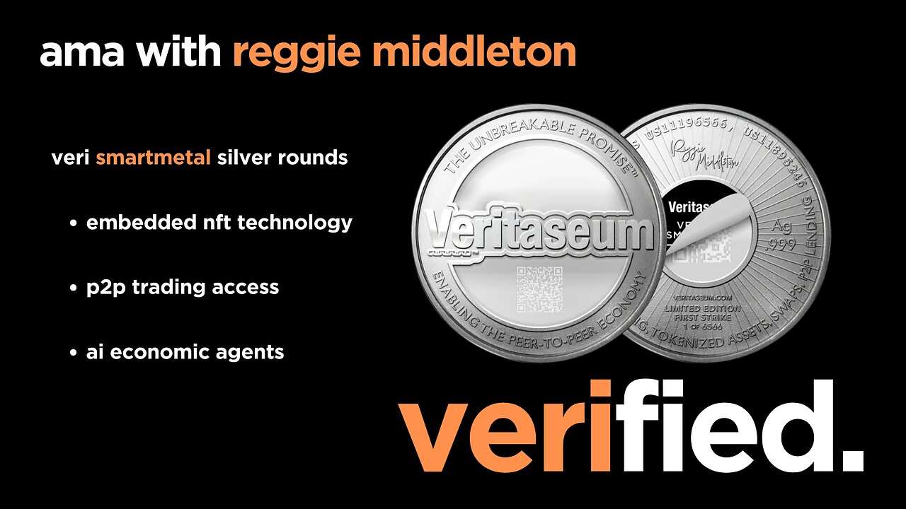 ama with reggie middleton - veri smartmetal silver rounds
