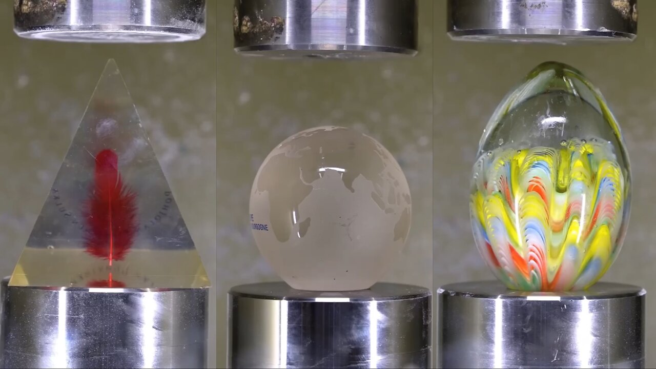 #Hydraulic_Piston_vs_Glass_ASMR🔥😍