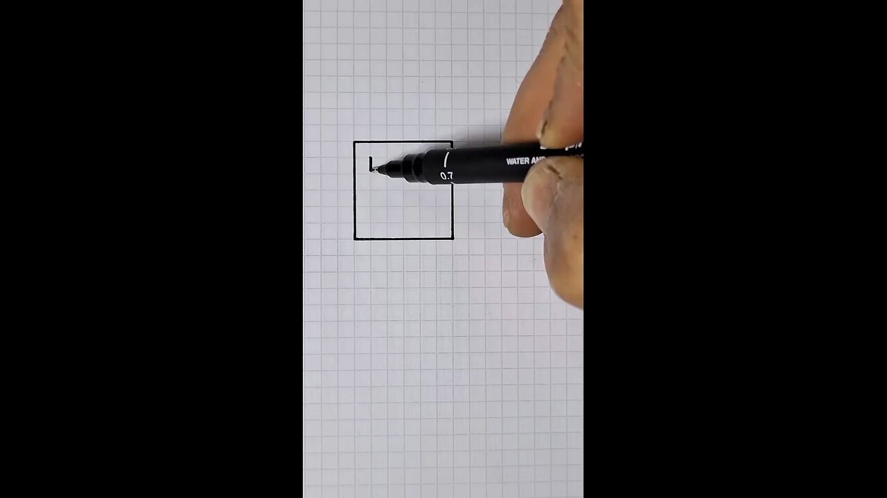 كيف ترسم 3D بسهولة 😉 خداع البصر #الرسم #draw #Drawing #3d #3dart #3ddrawing #art #artist #fyp