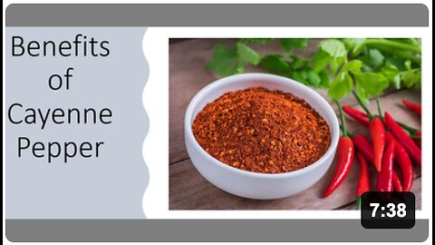 Cayenne Pepper Health Benefits