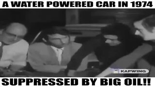 Water Powered Car in 1974