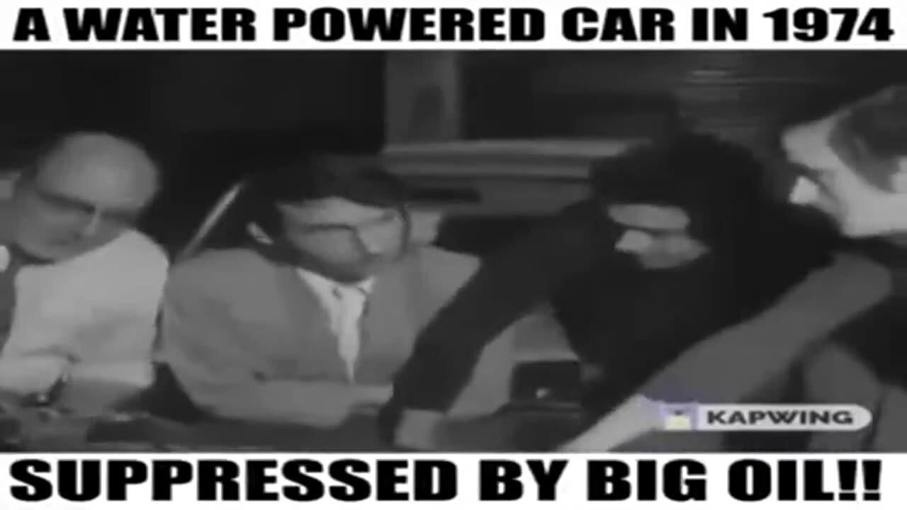 Water Powered Car in 1974