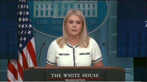 Karoline Leavitt Addresses Bruising On Trump's Hand And Swelling In His Legs