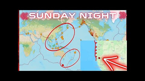 Big Earthquake uptick this evening. Cascadia Tremor counts elevated at Southern End. Sunday Night.