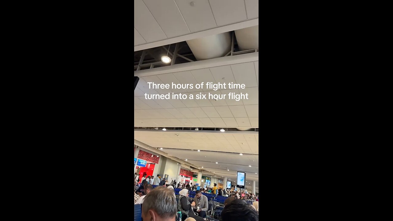 Be aware due to current situation in middle east flights are delaying