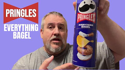 Pringles Everything Bagel! You can almost Taste the Cream Cheese!