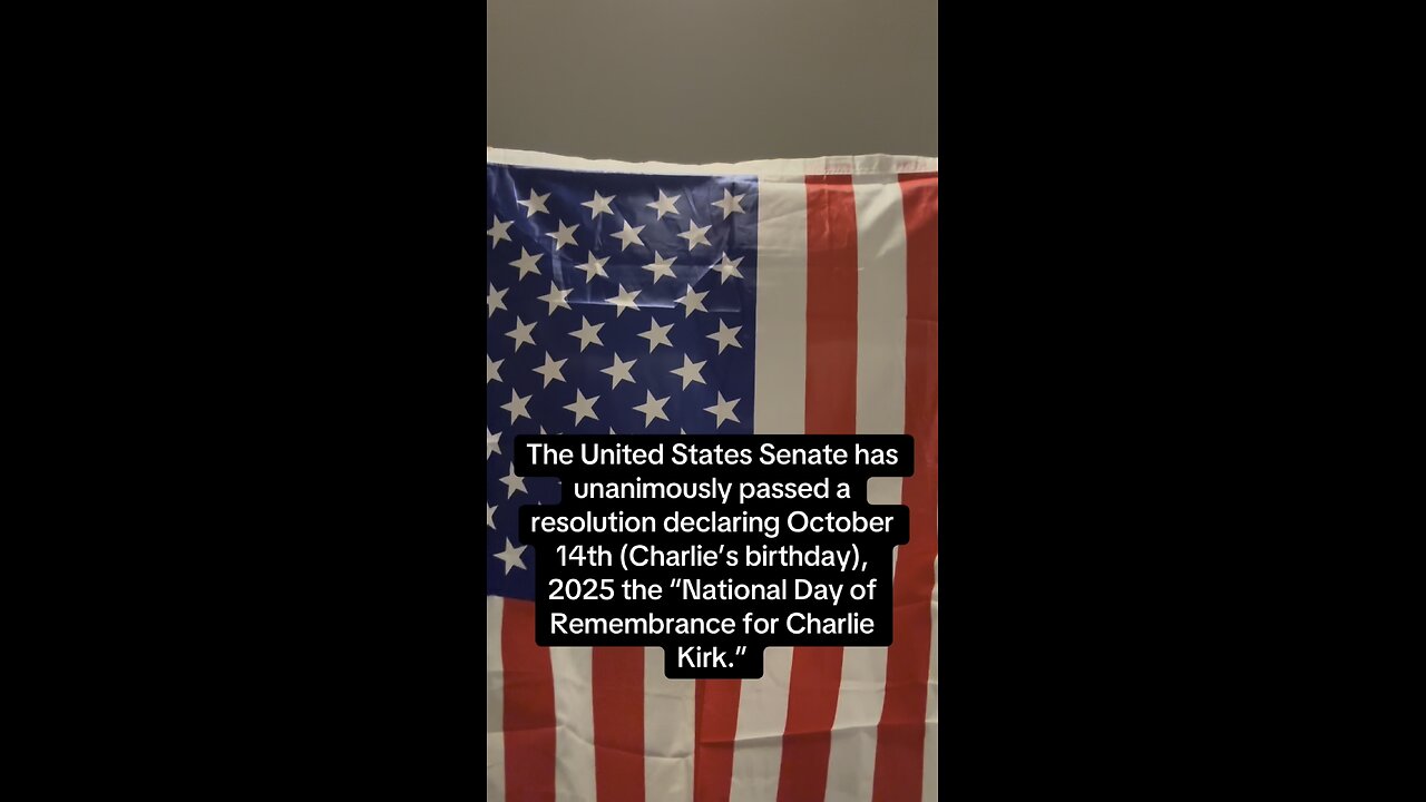National Day of Remembrance for Charlie Kirk