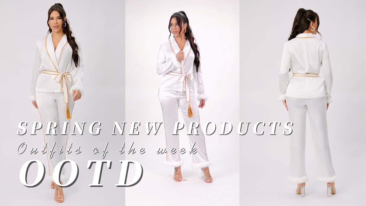 Spring New Product Series - Comfortable Pajamas OOTD