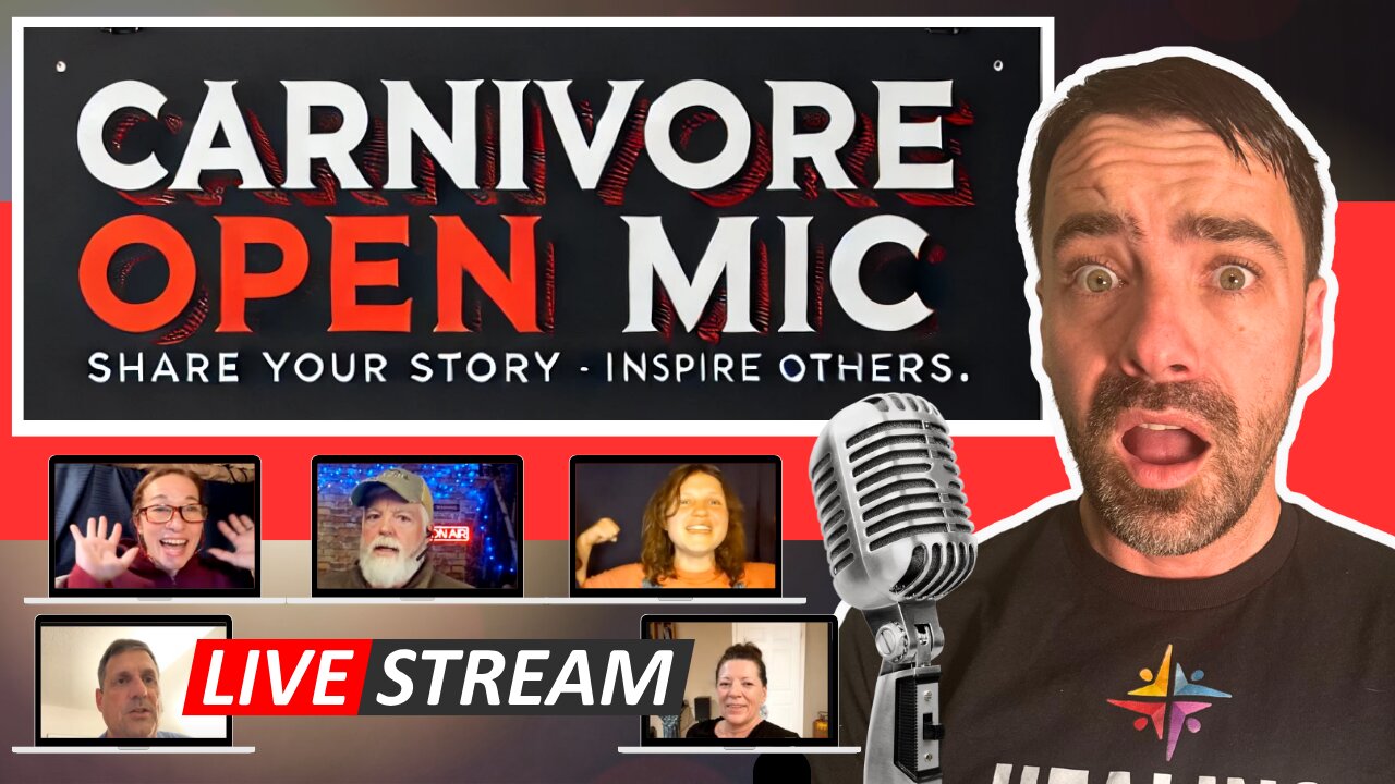 LIVE Carnivore Open Mic – Share Your Story & Inspire the World!