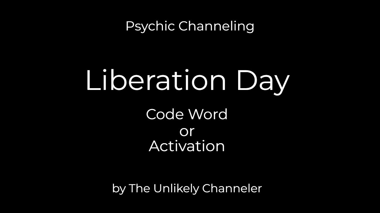 Liberation Day - April 2, 2025 update RV .. gesara .. nesara